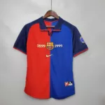 1999-2000 Retro Barcelona Home 100th Anniversary Version Football Shirt