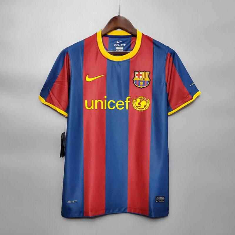 2010-2011 Retro Barcelona Home Football Shirt