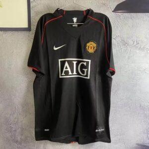 2007 2008 Retro Manchester United Third Away Football Shirt
