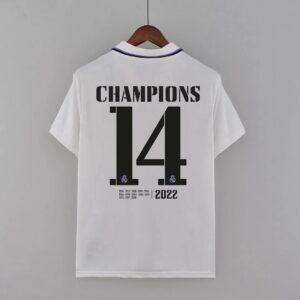 2022 2023 Real Madrid Home 14 Champions Edition Football Shirt
