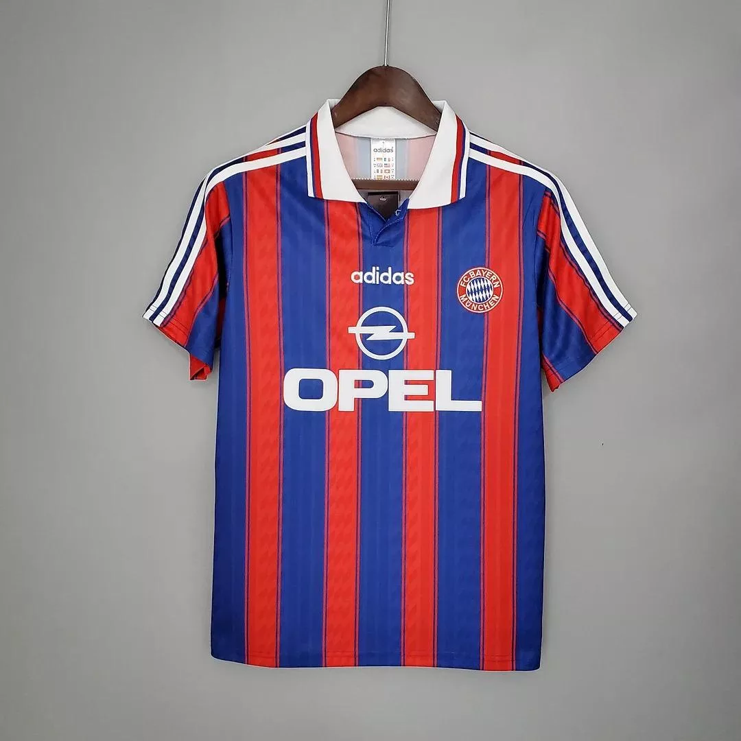 1995-1997 Retro Bayern Munich Home Football Jersey