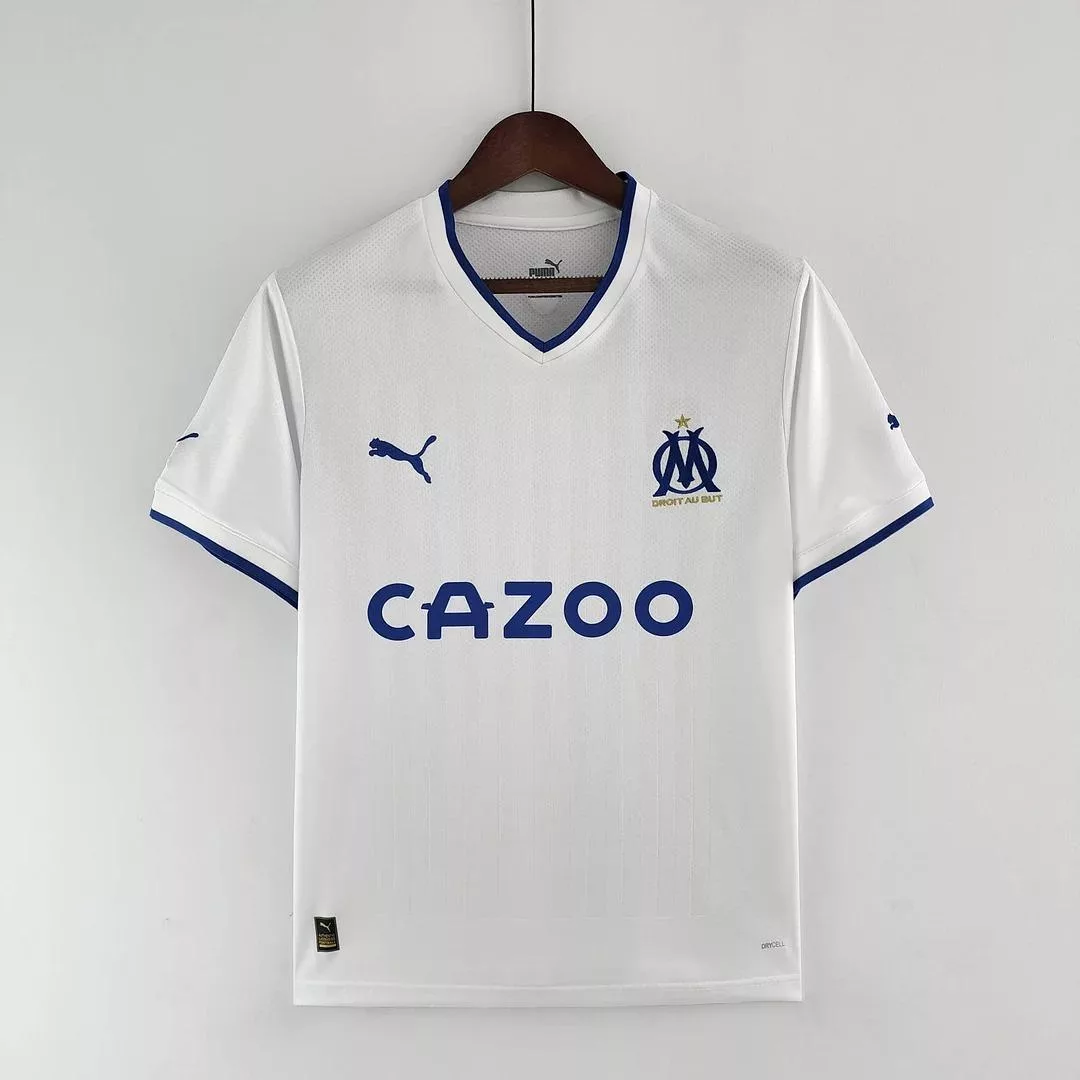 2022-2023 Olympique de Marseille Home Football Jersey