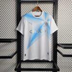 2023-2024 Olympique de Marseille Fourth Away 30th Anniversary Edition White Football Jersey