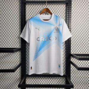 2023 2024 Olympique de Marseille Fourth Away 30th Anniversary Edition White Football Jersey