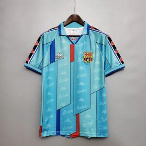 1996-1997 Retro Barcelona Away Football Shirt
