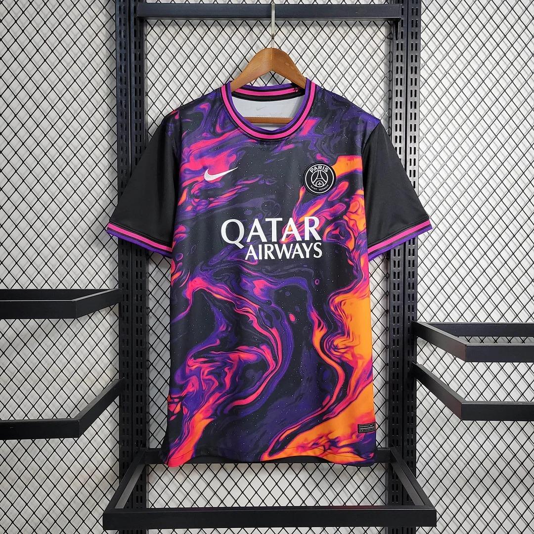 2023-2024 Psg Paris Saint-Germain Training Wear Colorful