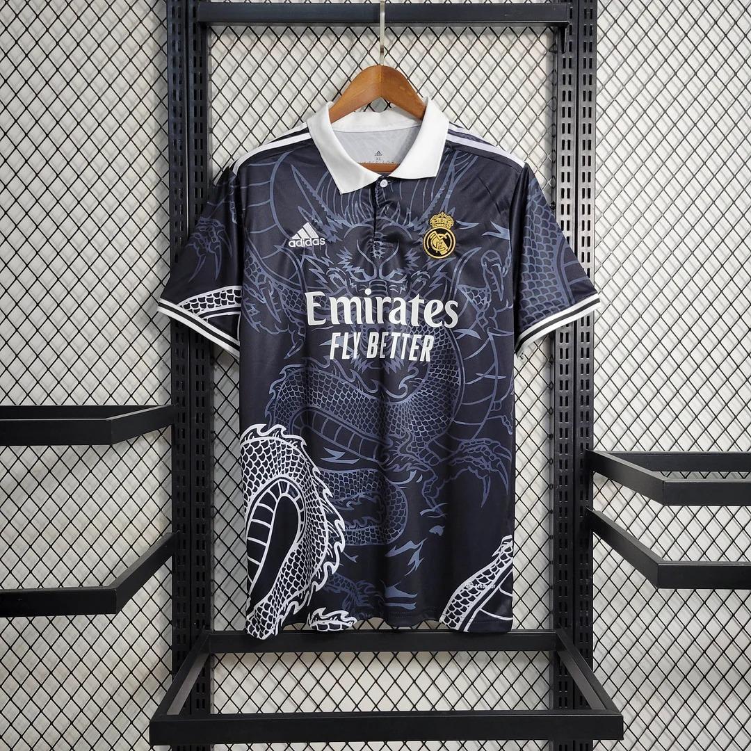 2023-2024 Real Madrid Chinese Dragon Black Football Shirt