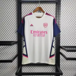 2023-2024 Arsenal Soccer Jersey Training Wear White