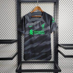 2023-2024 Liverpool Goalkeeper Black Soccer Jersey