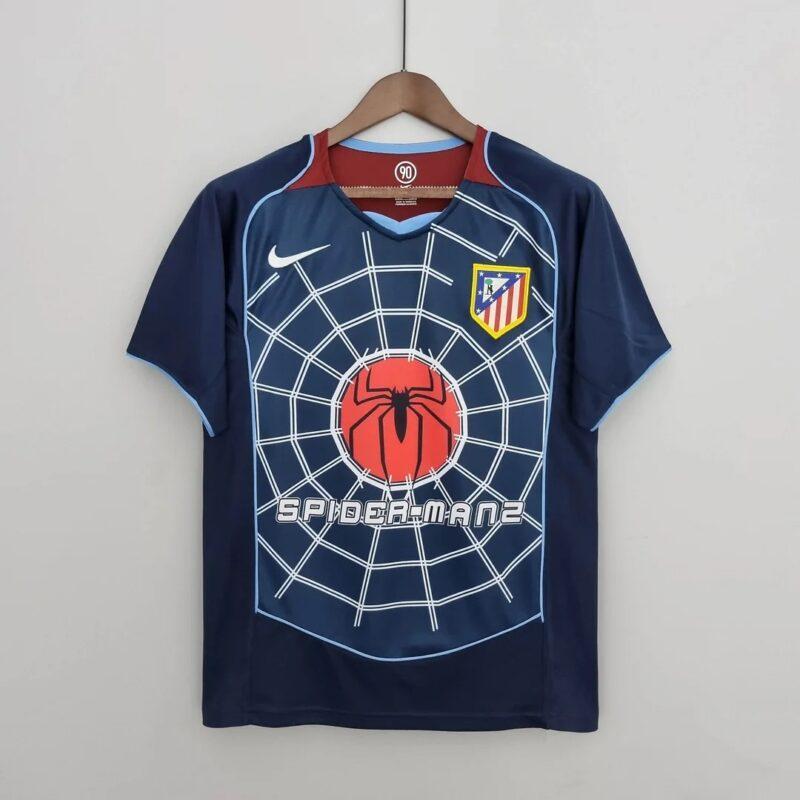 2004-2005 Retro Atletico Madrid Away Soccer Jersey