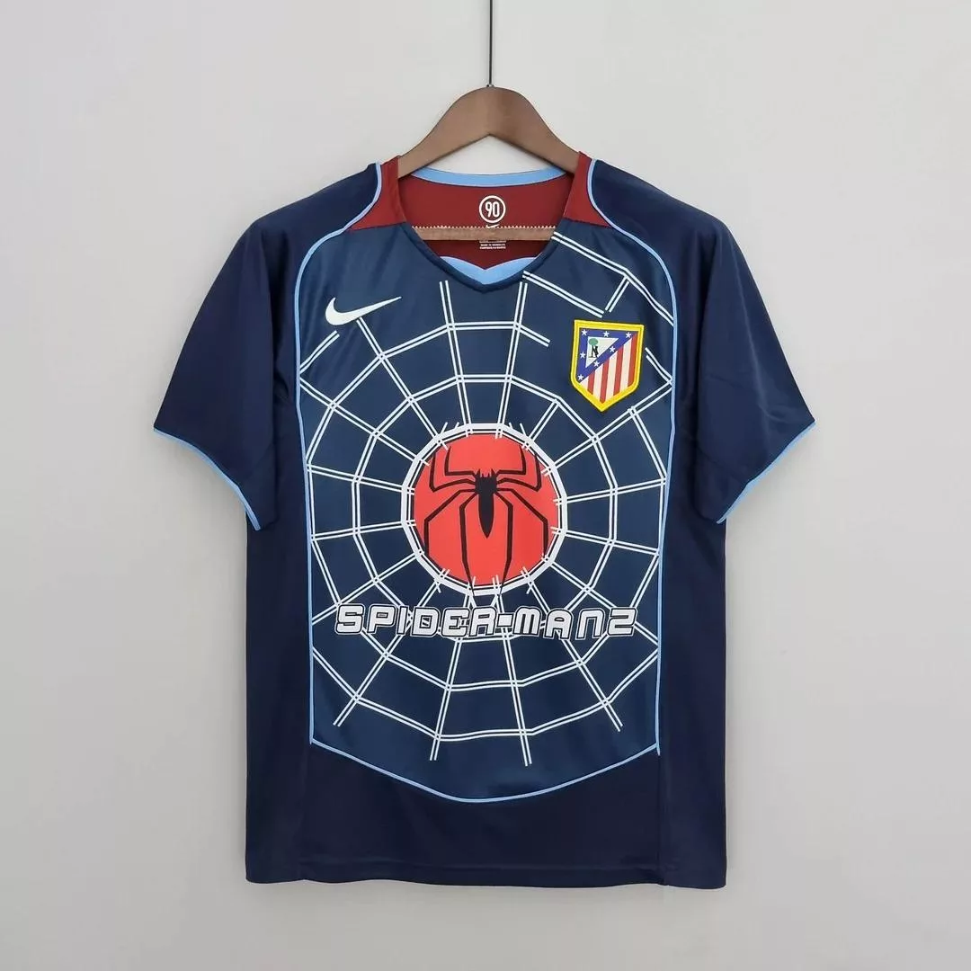 2004-2005 Retro Atletico Madrid Away Soccer Jersey