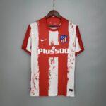 2021-2022 Atletico Madrid Home Soccer Jersey