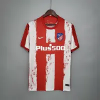 2021-2022 Atletico Madrid Home Soccer Jersey