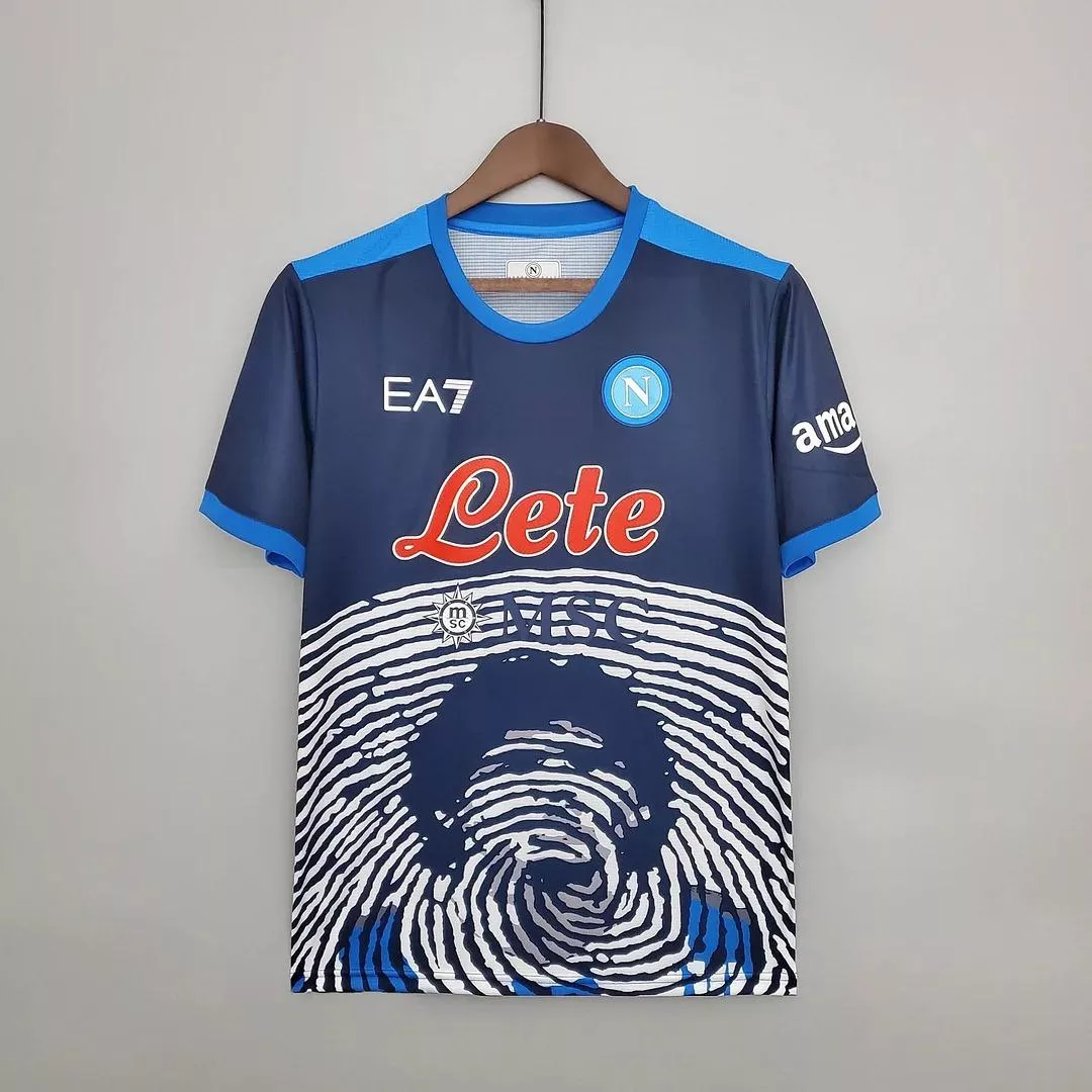 Napoli Soccer Commemorative Edition Blue Jersey