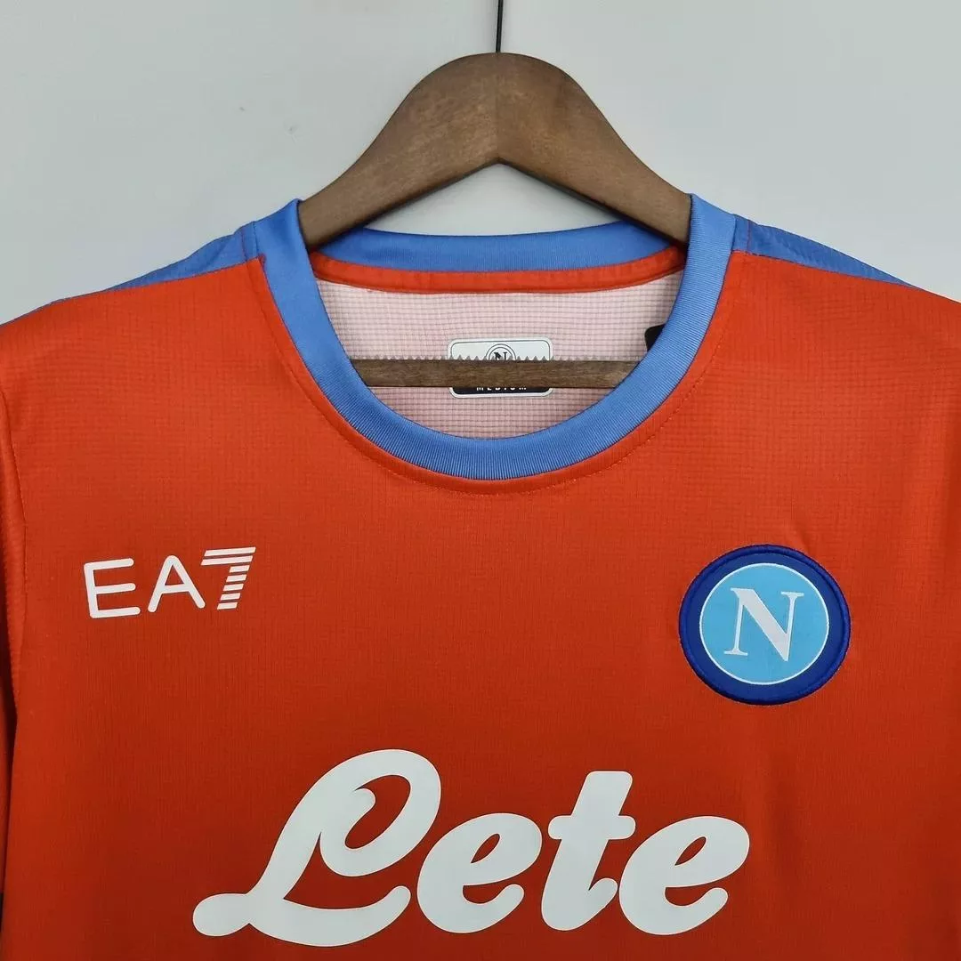 Napoli Soccer Commemorative Edition Red Jersey 2021-2022