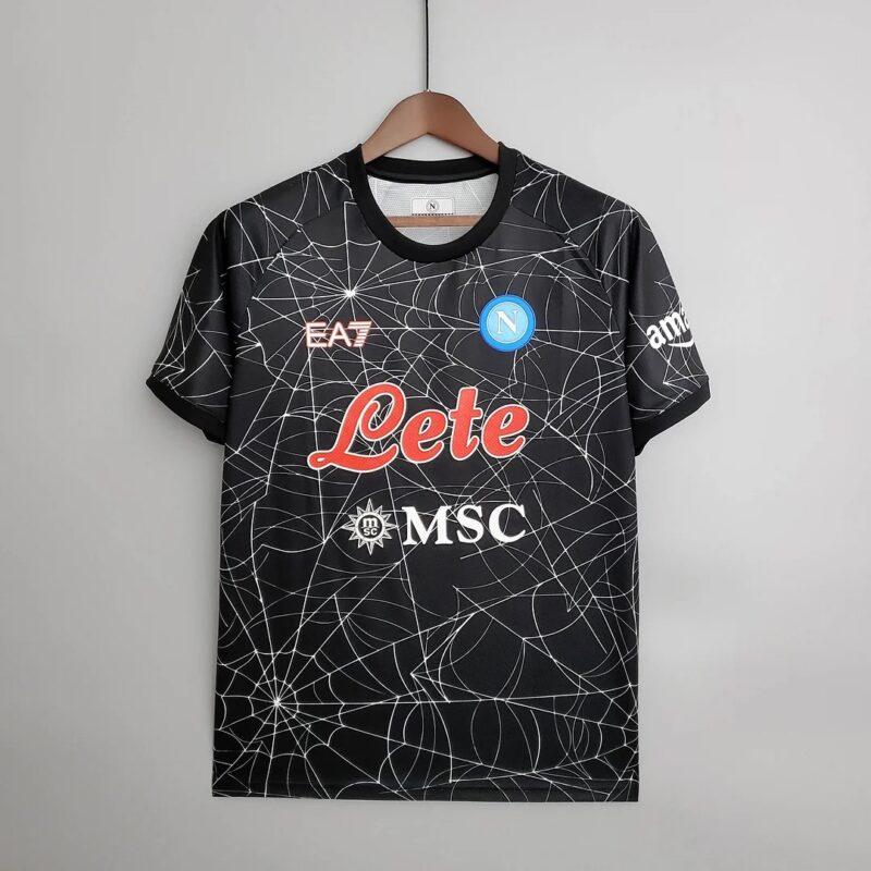 2021-2022 Napoli Halloween Special Edition Black Soccer Jersey