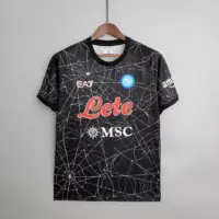2021-2022 Napoli Halloween Special Edition Black Soccer Jersey