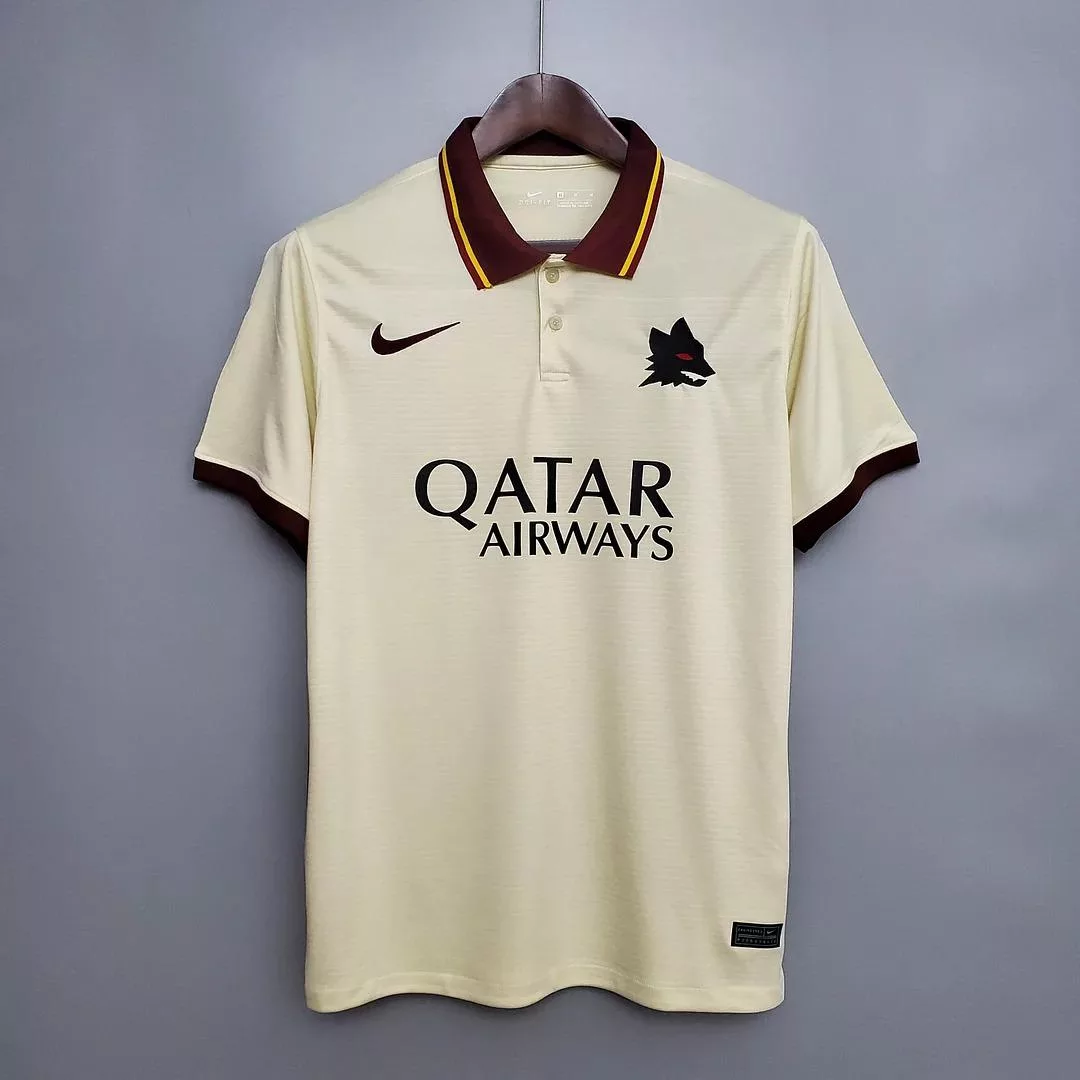 2020-2021 Retro Roma Away Soccer Jersey