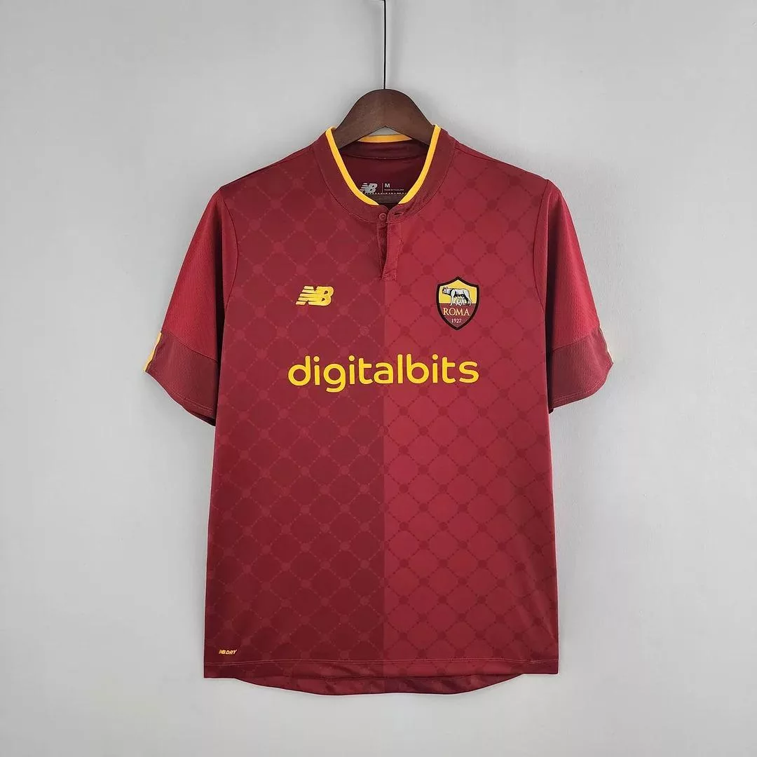 2022-2023 Roma Home Soccer Jersey