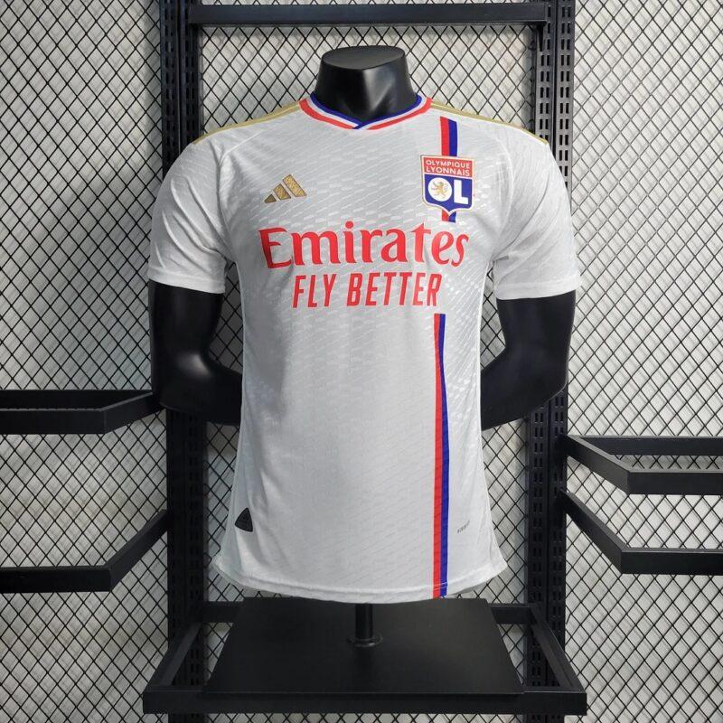 2023-2024 Player Version Lyon Home Football