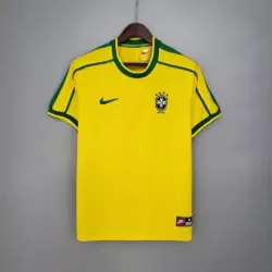 1998 Retro Brazil Soccer Jersey Home
