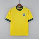 1970 Retro Brazil Home Soccer Jersey