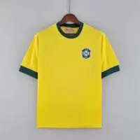 1970 Retro Brazil Home Soccer Jersey 1970 Retro Brazil Home Soccer Jersey