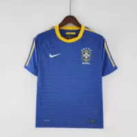2010 Retro Brazil Away Soccer Jersey 2010 Retro Brazil Away Soccer Jersey