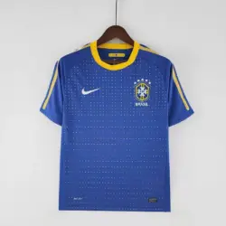 2010 Retro Brazil Away Soccer Jersey