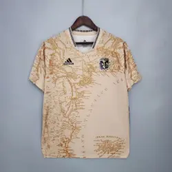 2021 Argentina Soccer Jersey Golden X Memorial