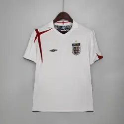 2006 Retro England Home Soccer Jersey