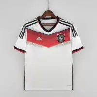 2014 Retro Germany Home Soccer Jersey