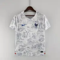 2022 FIFA World Cup France Away Football Shirt White 2022 FIFA World Cup France Away Football Shirt White