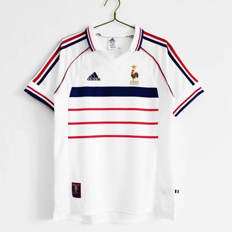 1998 Retro France Home Football Shirt
