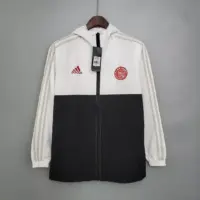 2021 Windbreaker Ajax Black & White 2021 Windbreaker Ajax Black & White