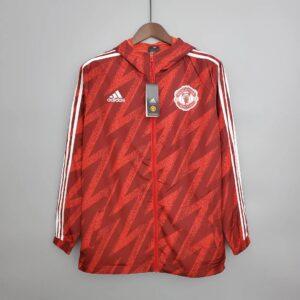 2021-2022 Manchester United Jersey Windbreaker Red