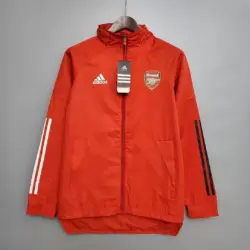 2021 Arsenal Soccer Jersey Windbreaker Red