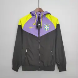 Brazil National Team Windbreaker Purple-Black