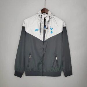 2021-2022 Tottenham Jersey Windbreaker Black-Grey