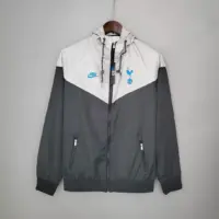 2021-2022 Tottenham Jersey Windbreaker Black-Grey