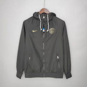 2021-2022 Psg Paris Saint-Germain Windbreaker Black