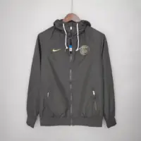 2021-2022 Psg Paris Saint-Germain Windbreaker Black
