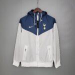 2021-2022 Tottenham Jersey Windbreaker Blue-White