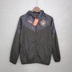 2021-2022 Manchester City Jersey Windbreaker Black