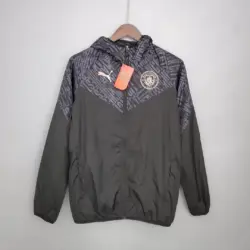 2021-2022 Manchester City Jersey Windbreaker Black