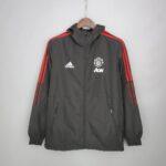 2021-2022 Manchester United Jersey Windbreaker Black