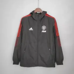 2021-2022 Manchester United Jersey Windbreaker Black