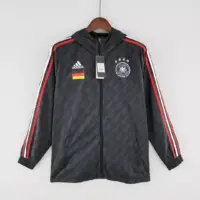 2022 Germany Windbreaker Black Red And White Edge 2022 Germany Windbreaker Black Red And White Edge