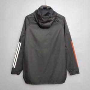 2021 Manchester United Jersey Windbreaker Black(White Red Edge)