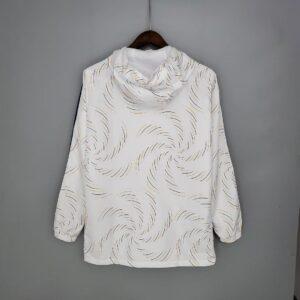 2021 2022 Real Madrid Jersey Windbreaker White(Blue Edge)